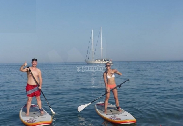 Ruta de paddle surf en pareja